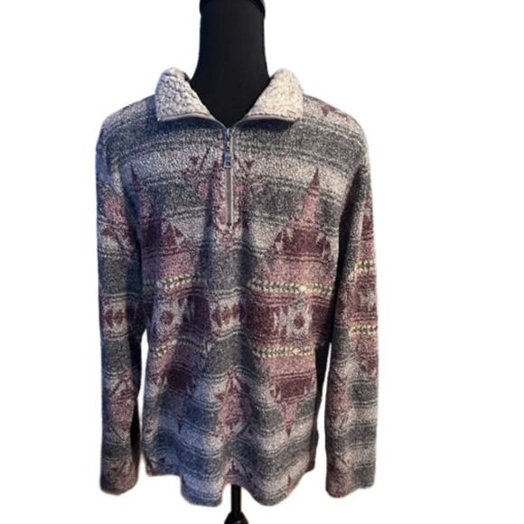 True Grit Fleece Pullover Sweatshirt – Size L - Picture 1 of 6
